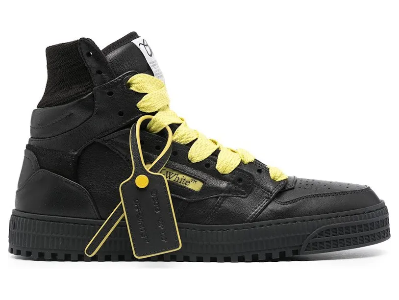 OFF-White Off Court 3.0 Big Lace Black Yellow (OMIA065S24LEA004-1019)