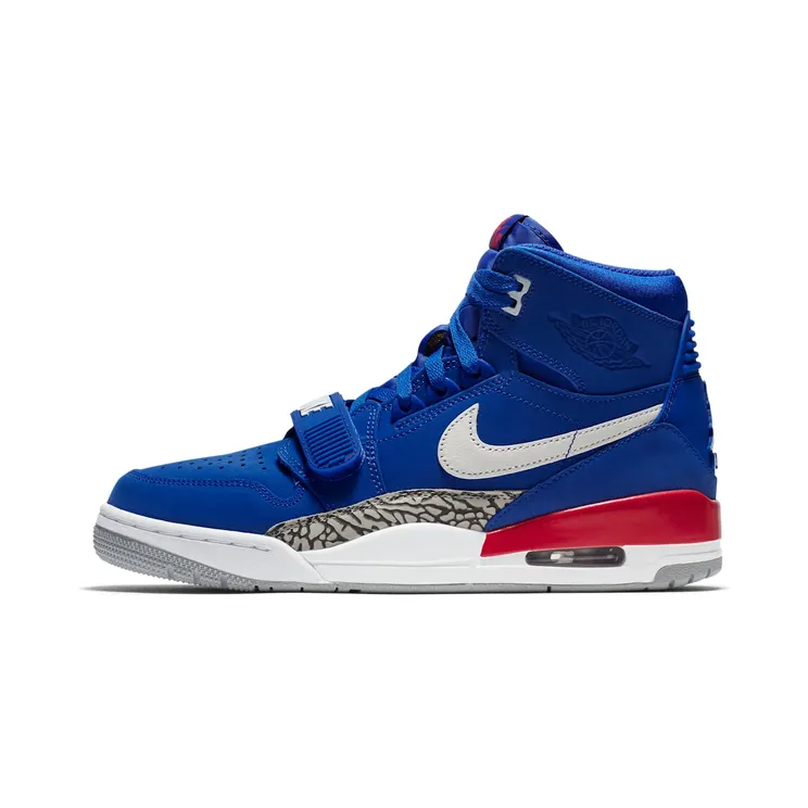 Jordan Legacy 312 Pistons “Bright Blue / University Red / White” (AV3922-416)