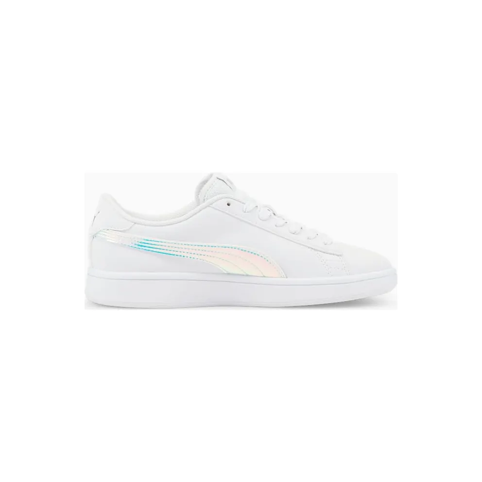 Puma Smash v2 Holo Jugend Weiß (385574-01)