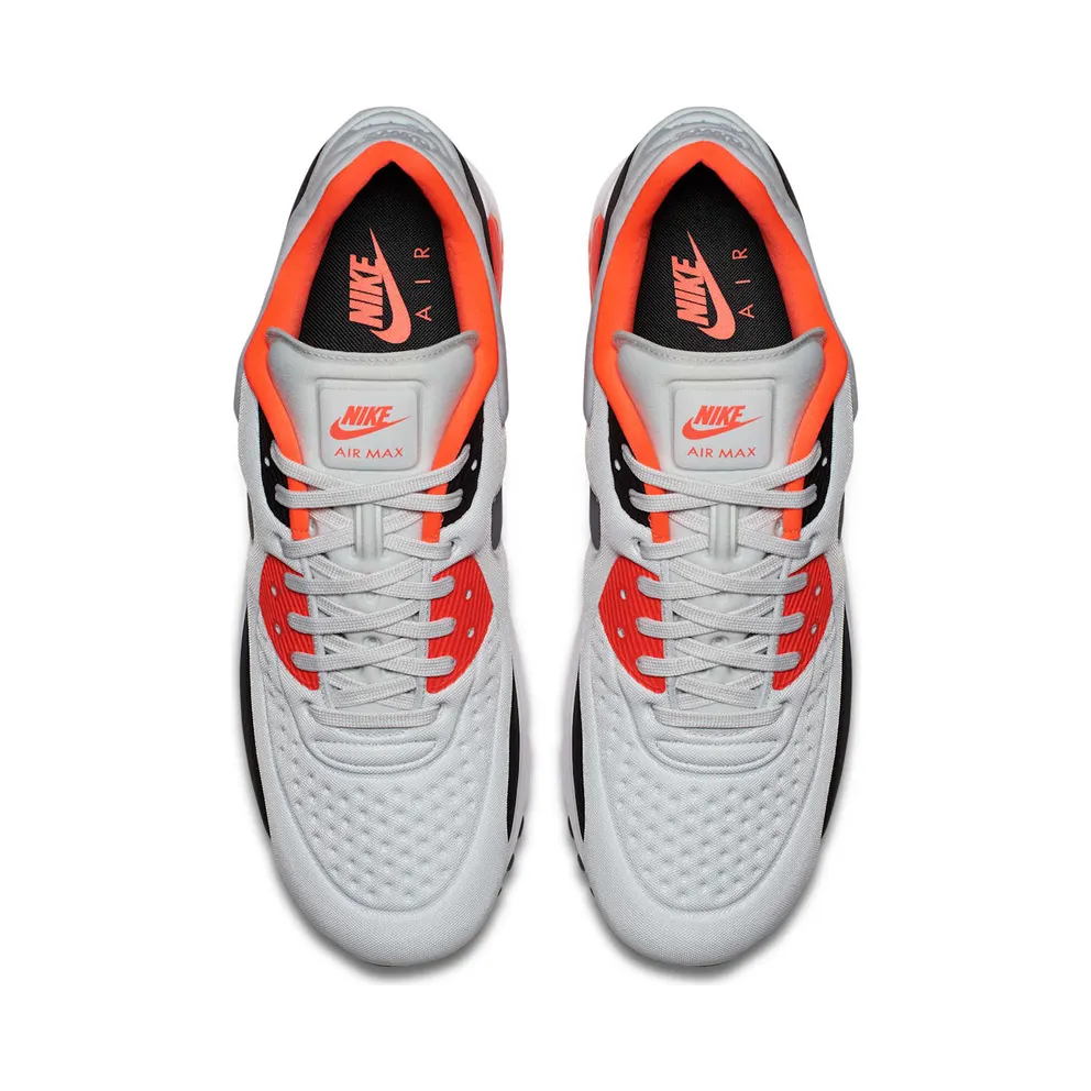 Nike Air Max 90 Ultra Infared Pure Platinum/Bright Crimson-Cool Grey-Neutral Grey (845039-006)