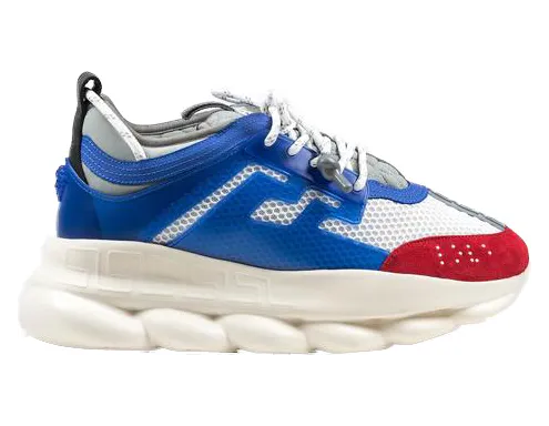 Versace Chain Reaction White Blue Red