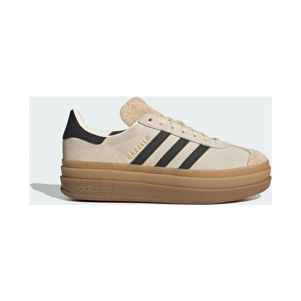 Adidas Gazelle Bold Cream White / Core Black / Sand Strata (JS3892)