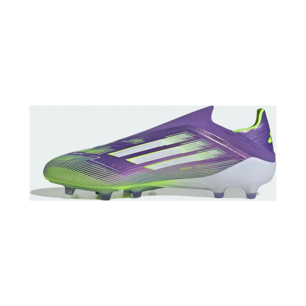 adidas F50 Elite Laceless Artificial Grass Boots “Purple Rush / Cloud White / Lucid Lemon” (JR5364)