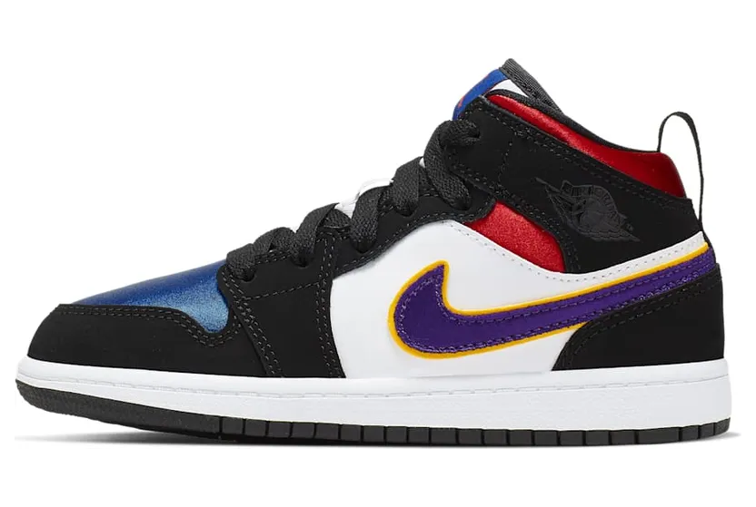 Jordan 1 Mid SE Lakers Top 3 (BQ6932-005)
