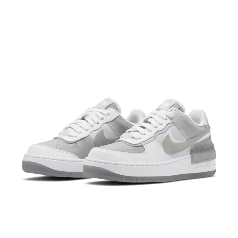 Nike Air Force 1 Shadow White Grey (W) White/Grey Fog-Photon Dust-Particle Grey (CK6561-100)