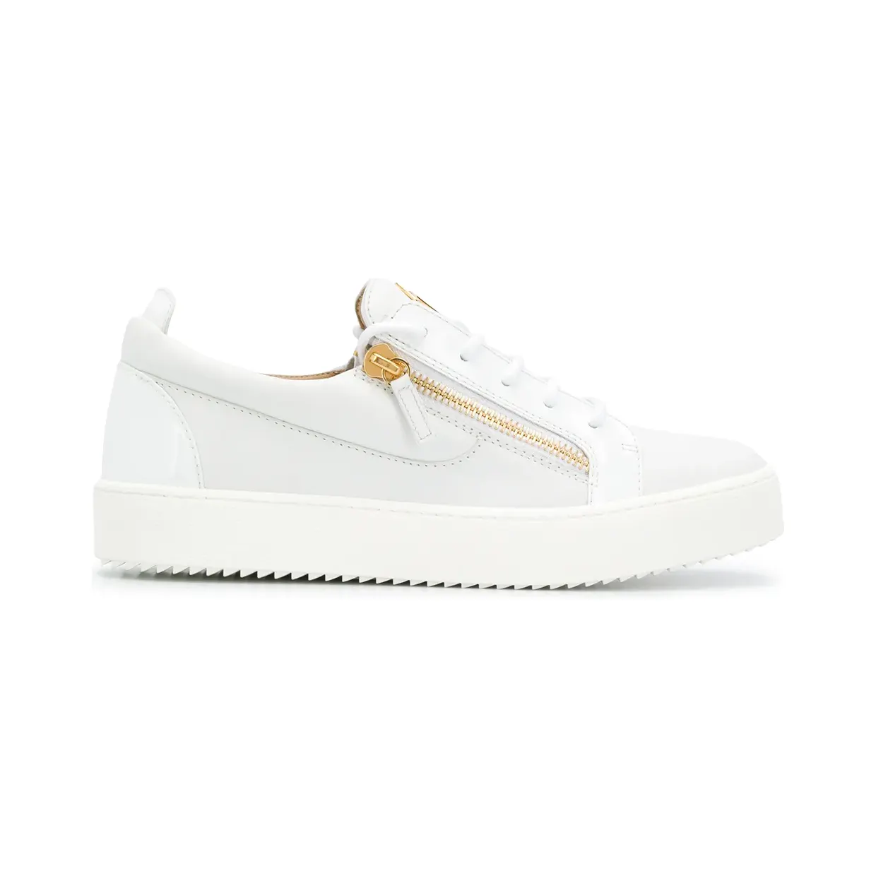 Giuseppe Zanotti Frankie met ritsdetail “White” (RU00010004)