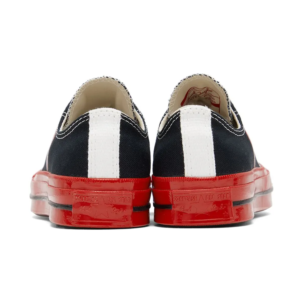 Comme des Garçons Play Off-White & Red Converse Edition Chuck 70 Low-Top (P1K123)