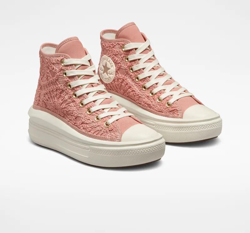 Converse Chuck Taylor All Star Move Platform Daisy Cord Canyon Dusk/rust Pink/egret