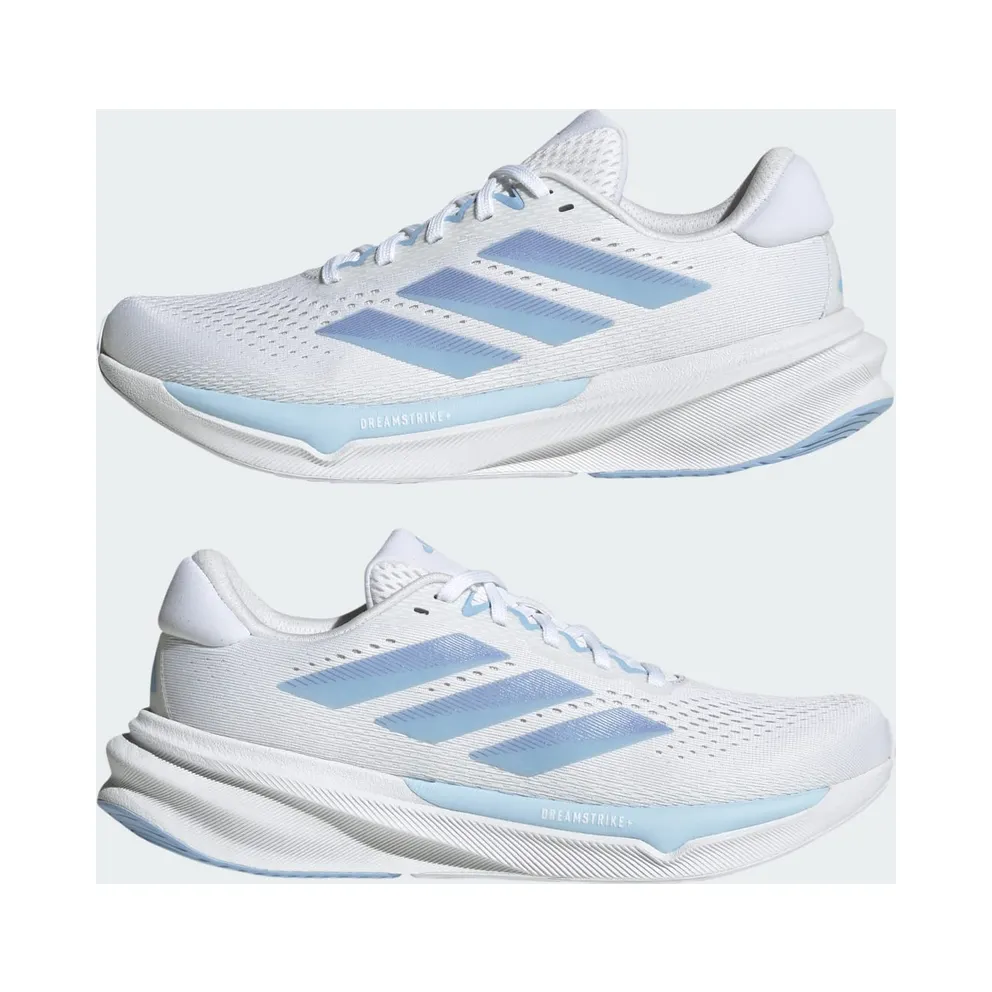 Adidas Supernova Stride 2.0 Running Shoes Cloud White / Glow Blue / Grey One (JR2955)