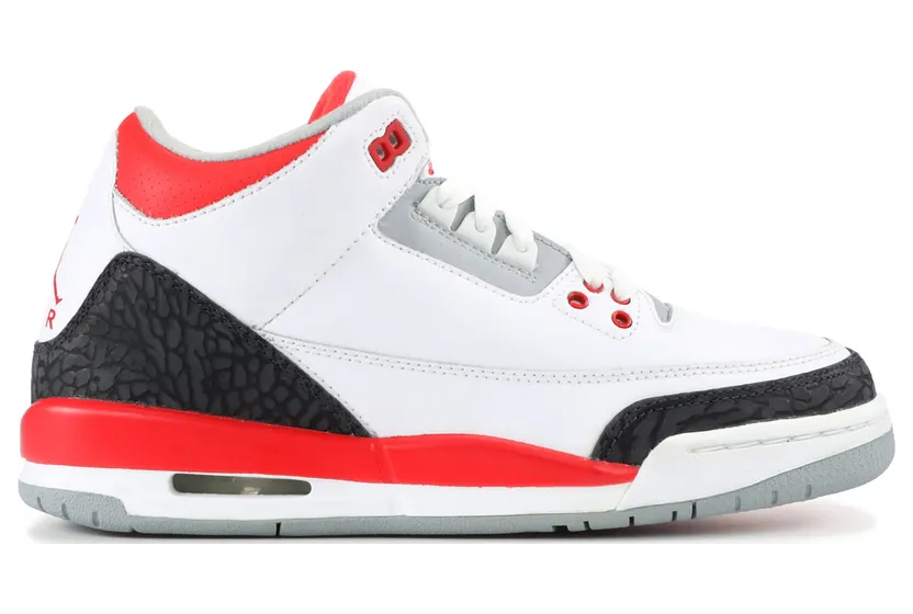 Jordan 3 Retro Fire Red 2007 (GS)