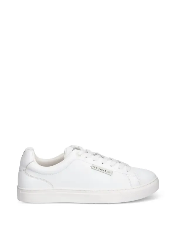 Trussardi Sneakers mit Logo-Patch – Weiß (N029S001055N)