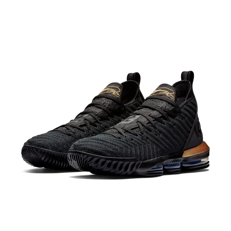 Nike LeBron 16 I’m King Black/Metallic Gold (BQ5969-007)