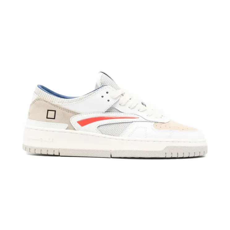 D.A.T.E. Torneo Pop met vierkant logo “White” (M441TOPOWO)