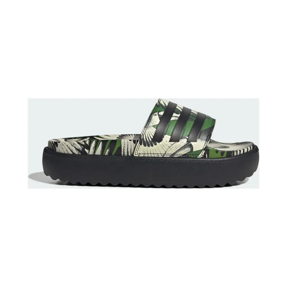 Adidas adilette Platform Badslippers Crew Green / Core Black / Core Black (JI4754)