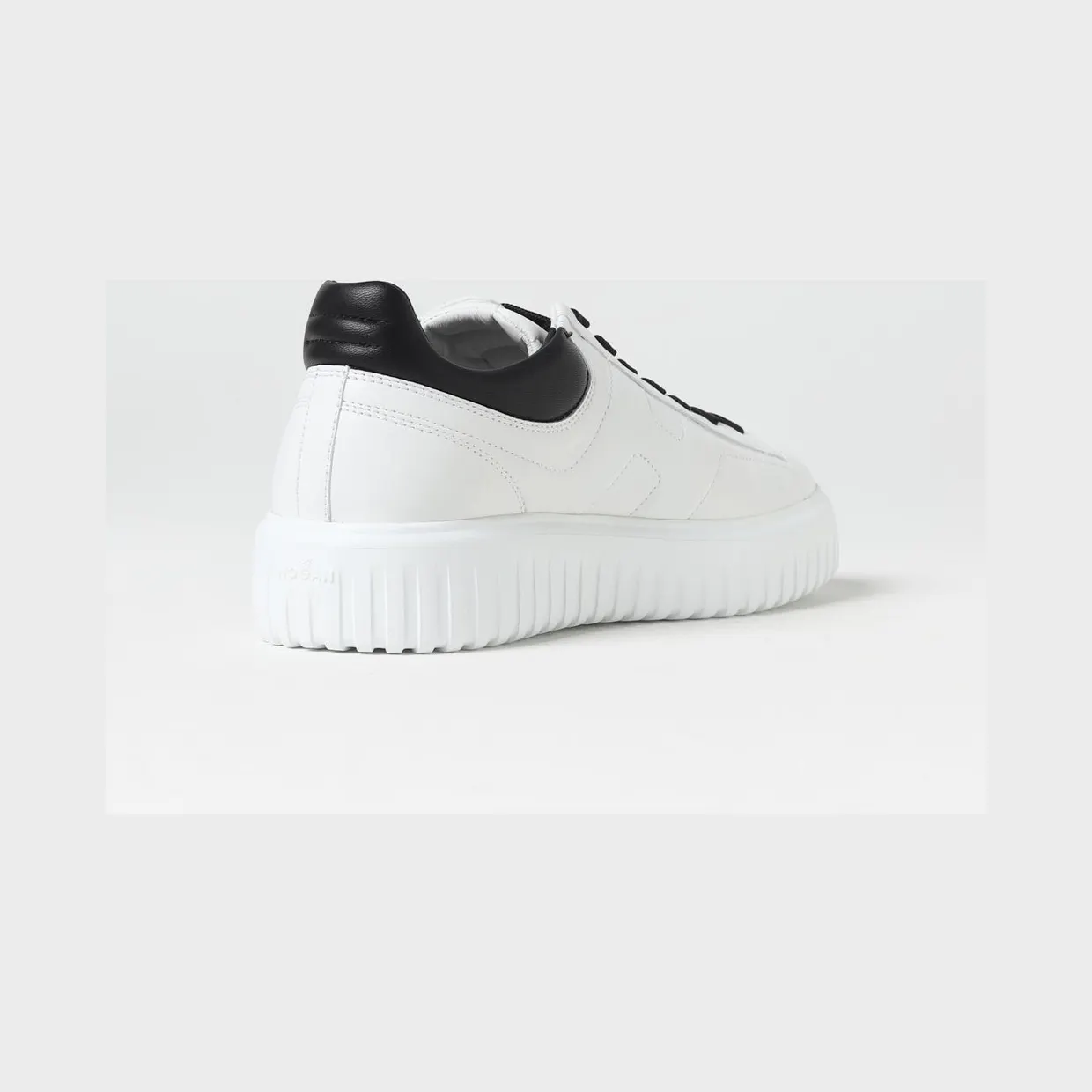 Hogan H-Stripes Leather Sneakers White (HXM6450FC60LE90001) (2)