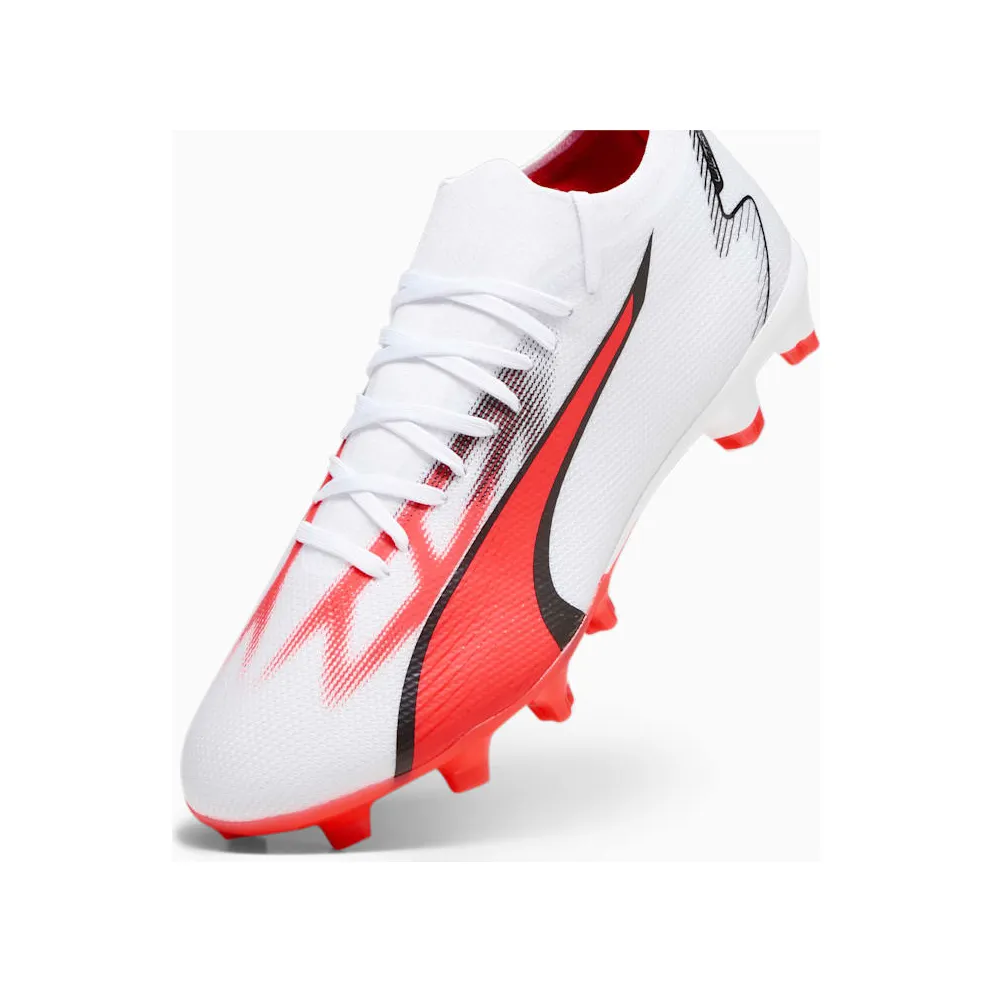 Puma Ultra Match FG/AG White Black Fire Orchid (107347-01)
