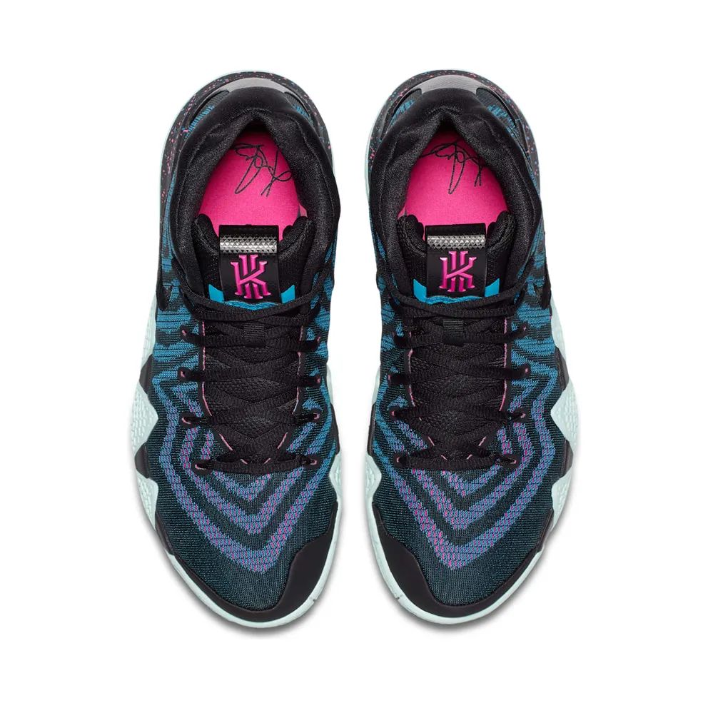 Nike Kyrie 4 80s (Decades Pack) Black/Black-Laser Fuchsia (943806-007)