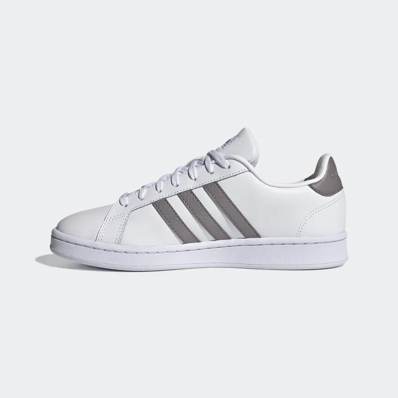 Adidas Grand Court Dove Grey / Bright Yellow / Champagne Met. (FY8931)