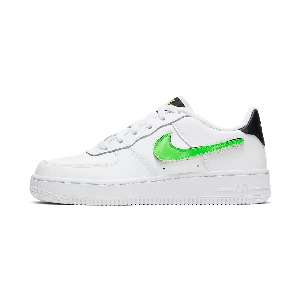 Nike Air Force 1 Low Removable Swoosh White Green Strike (GS)