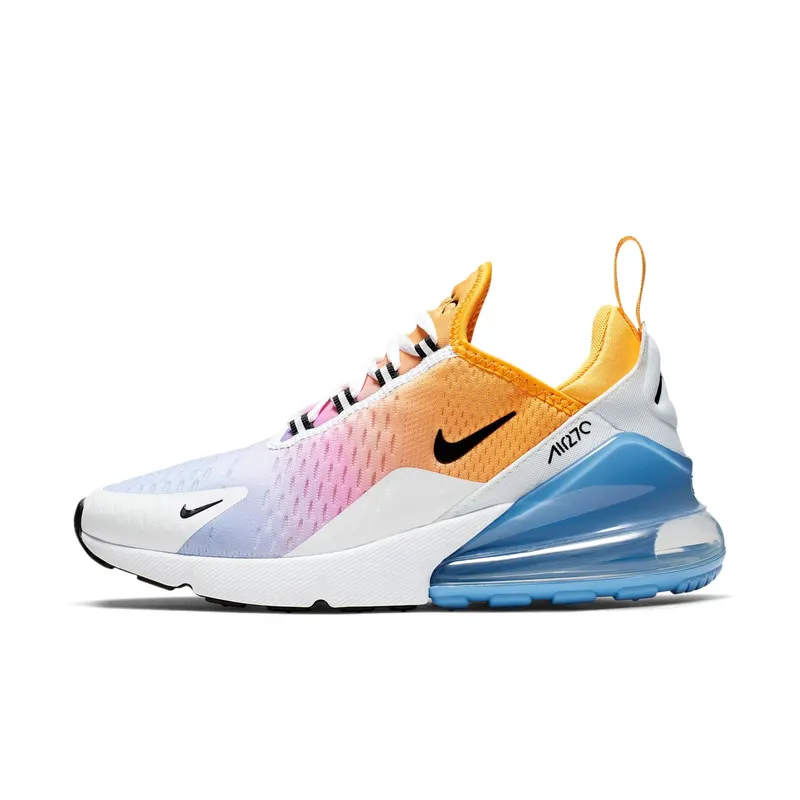 Nike Air Max 270 Gradient University Gold (W) University Gold/Black-University Blue (AH6789-702)