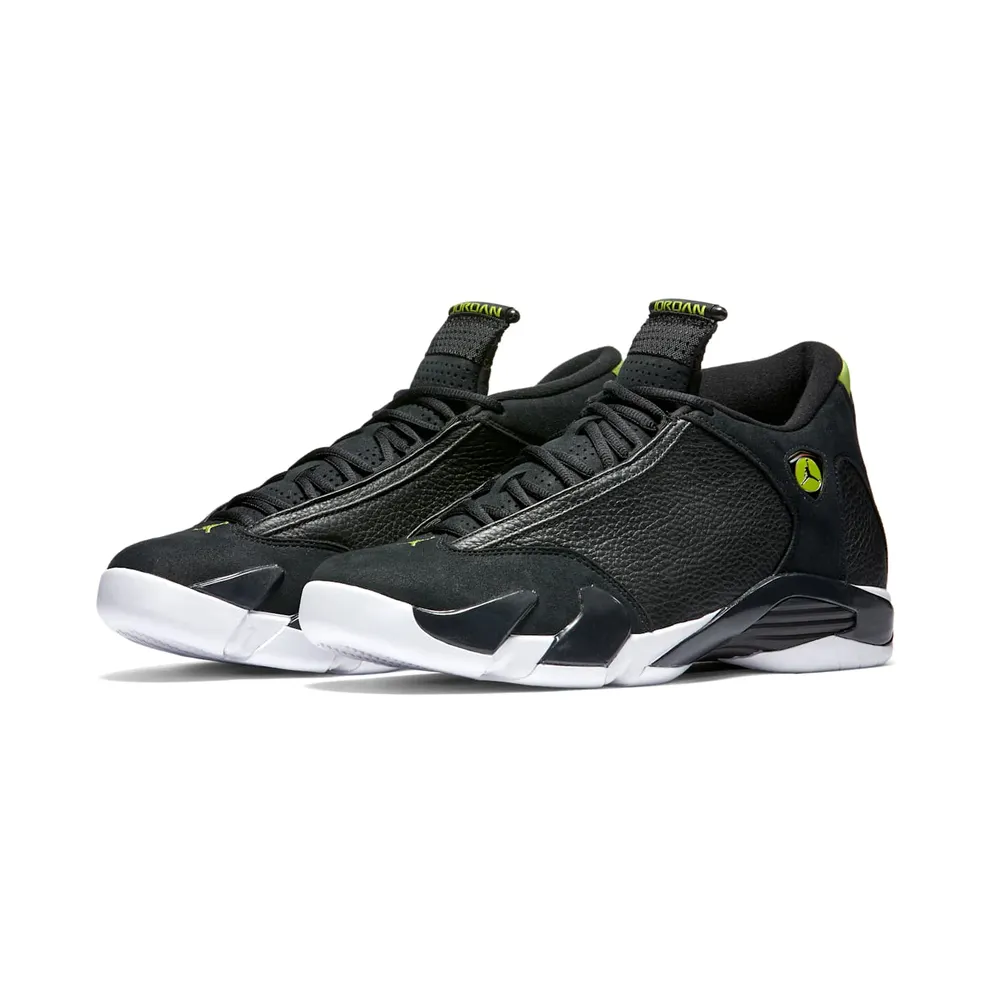 Jordan 14 Retro Indiglo (2016) Black/White-Indiglo (487471-005)