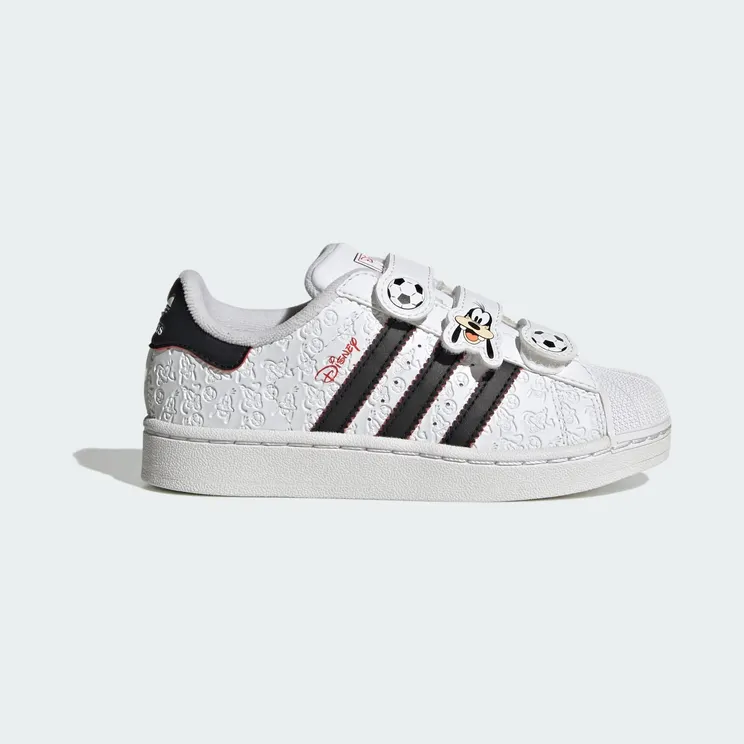 ADIDAS DISNEY SUPERSTAR II COMFORT CLOSURE SCHOENEN Cloud White / Core Black / Red (IH4635)