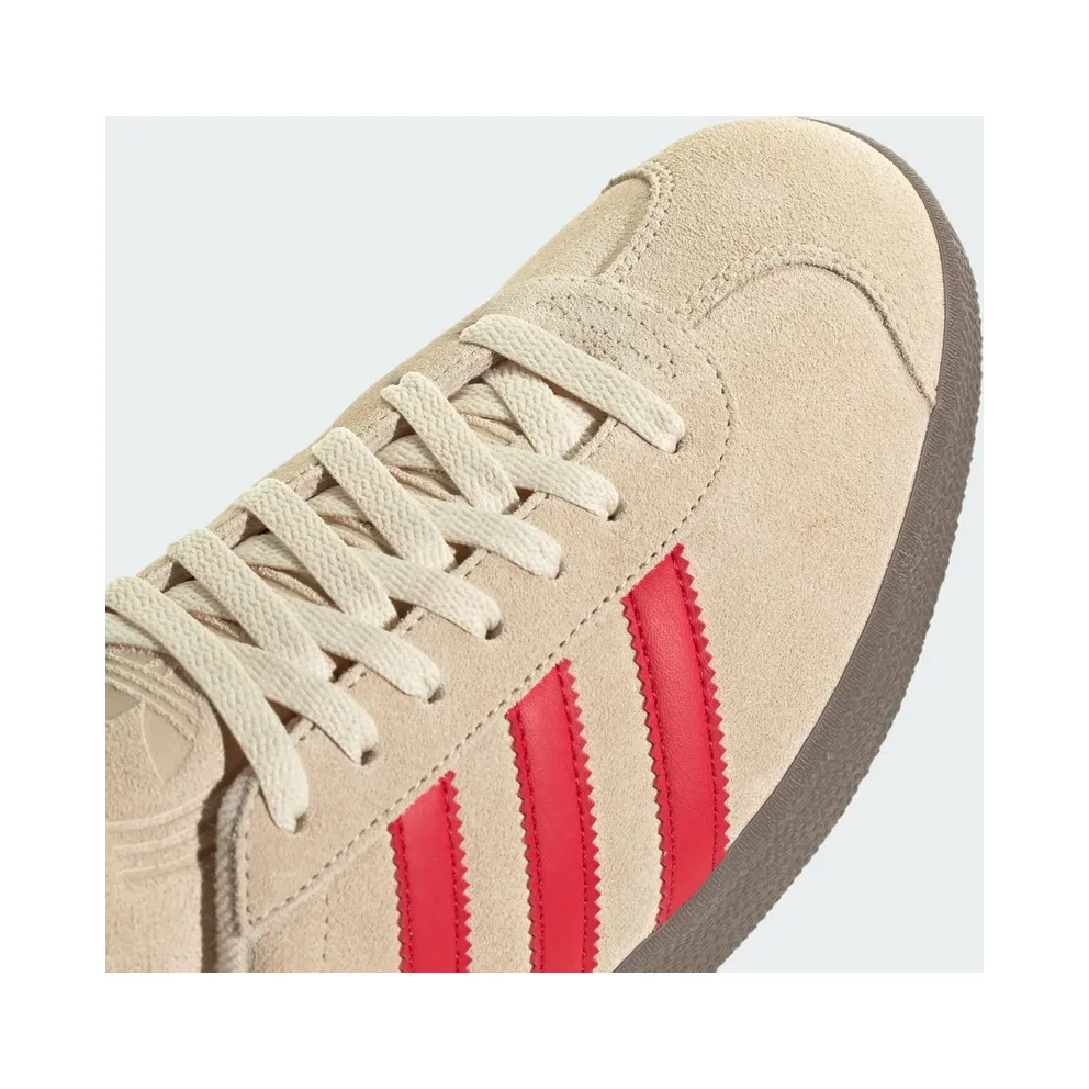 Adidas Gazelle Sand Strata / Better Scarlet / Cloud White (JH5393)