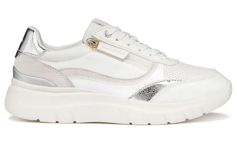 Geox sneaker Wit/Zilver (D56YNE0BCBN-C0007)