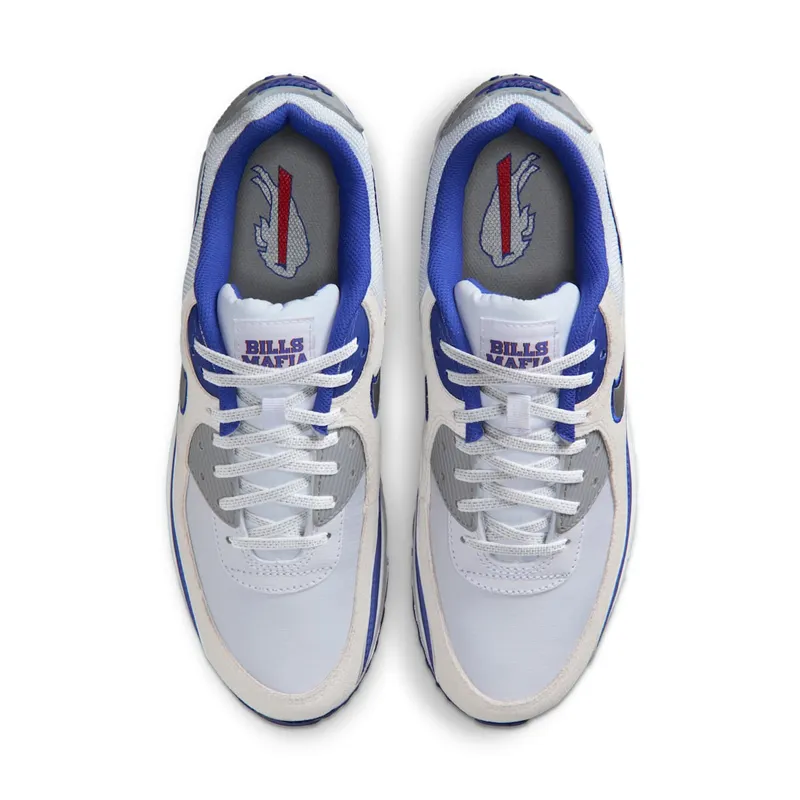 Nike Air Max 90 White/Black-Old Royal (II7589-100)