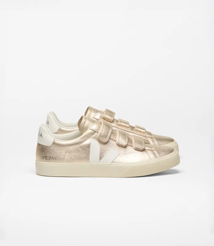VEJA Recife with Velcro – Beige (RC0502418)