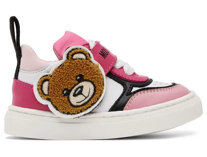 Moschino Baby Pink Teddy Sneakers (71693)
