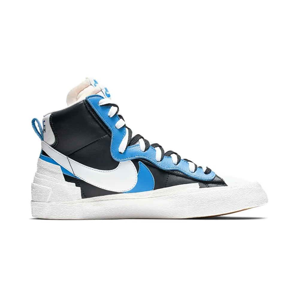Nike x Sacai Blazer Mid Black University Blue (2019) (BV0072-001)