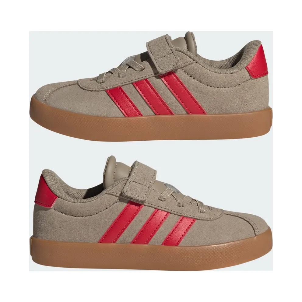 Adidas VL Court 3.0 Blanch Cargo / Pure Ruby / Gold Metallic (IH3961)