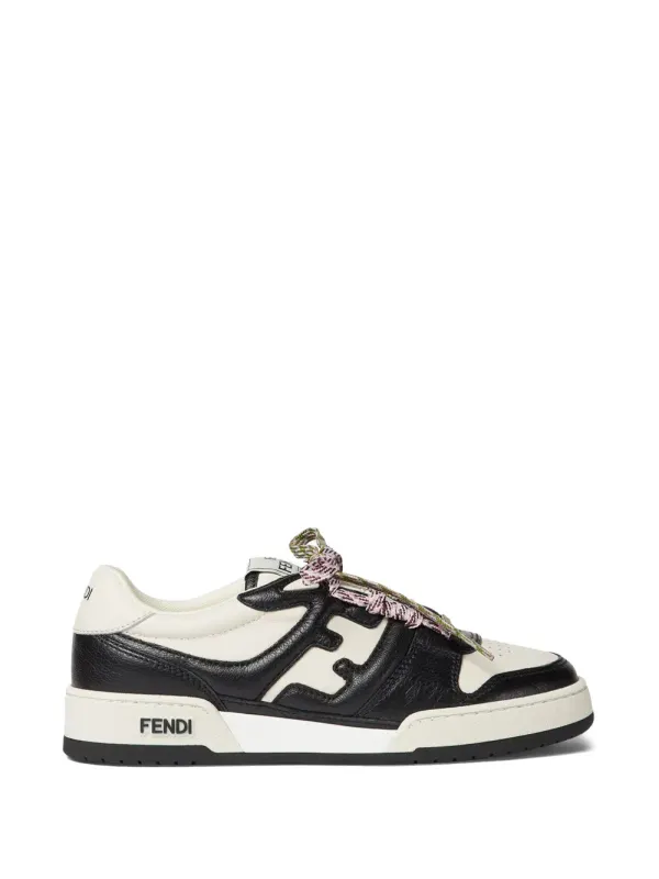 FENDI Match sneakers met logodetail – Zwart (8E8943AY1Q)