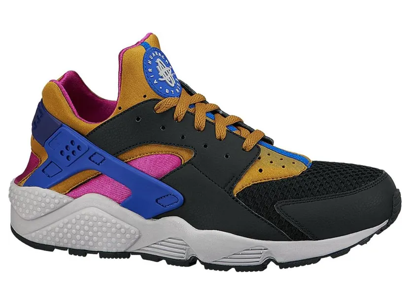 Nike Air Huarache Run Black Bronze Fuchsia Flash (318429-011)