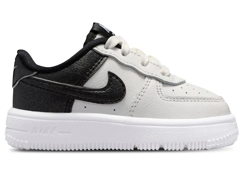 Nike Force 1 Low LV8 5 White Metallic Silver Black (IQ2735-100)