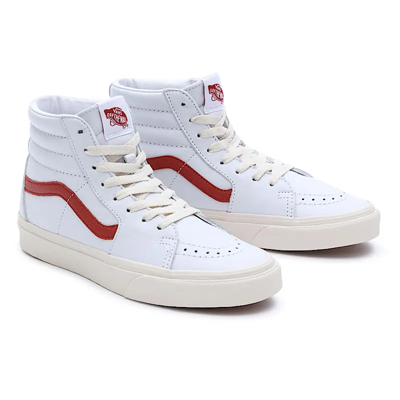 Vans Vintage Pop Sk8-hi Red – “White” (VN0007NSRED)