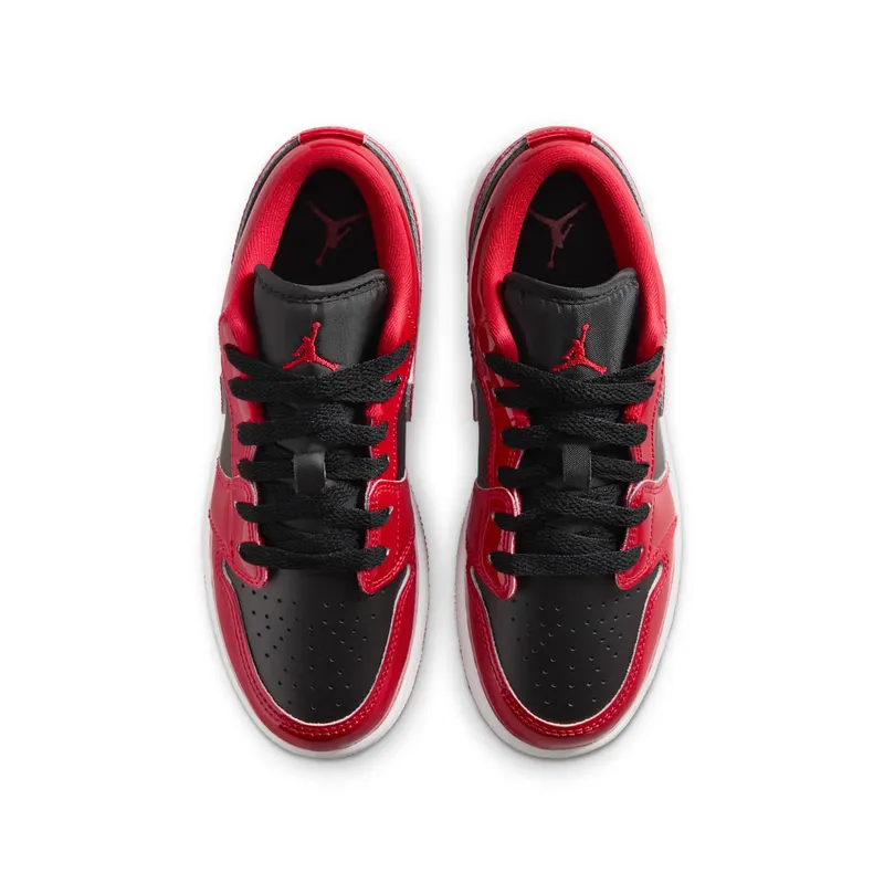Air Jordan 1 Low SE GS “Patent Bred” (HV4396-006)
