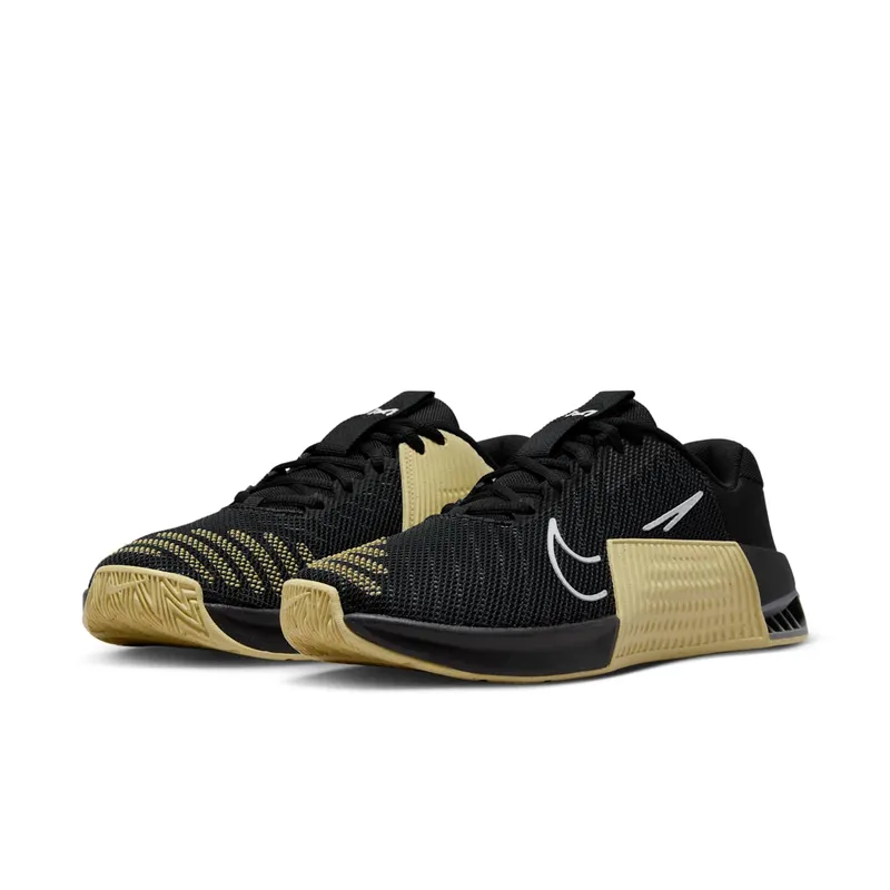 Nike Metcon 9 (Team) Black Vegas Gold Smoke Grey White (FD5431-001)