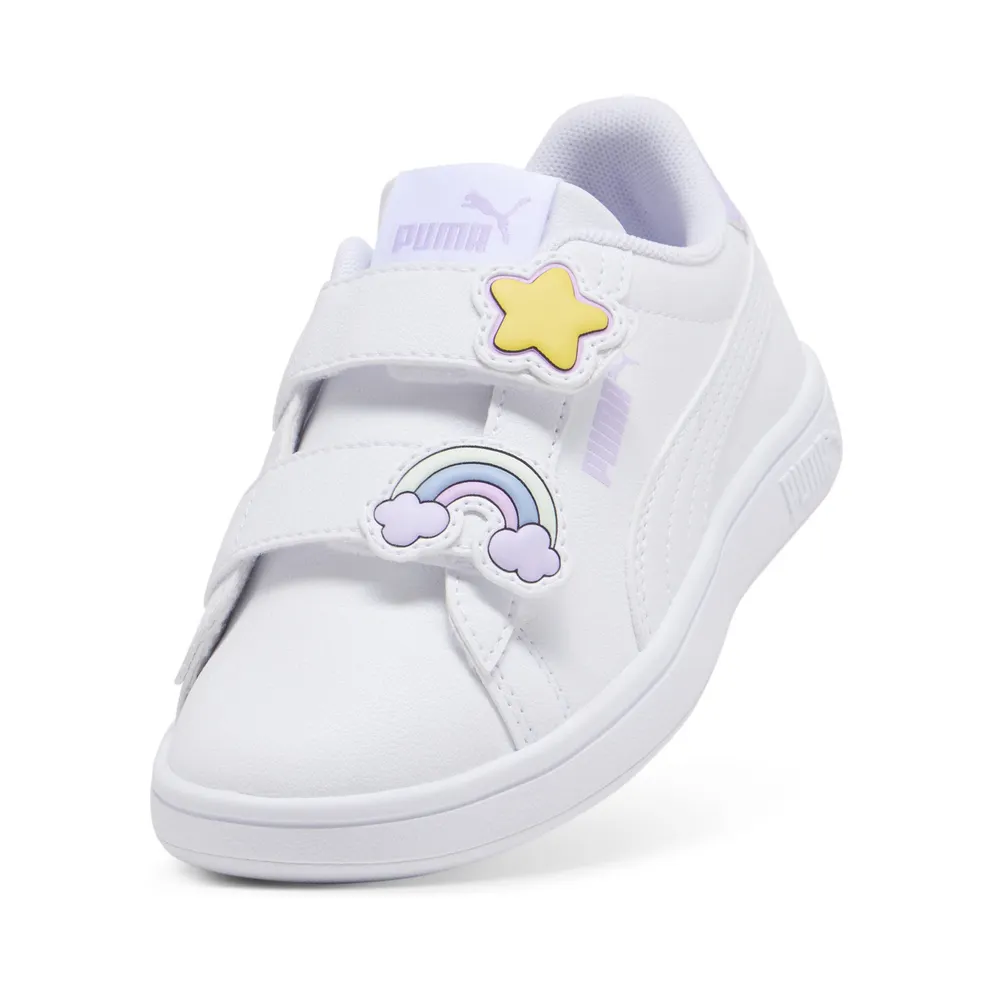Puma Smash 3.0 Badges “Puma White / Light Lavender” (397286_10)