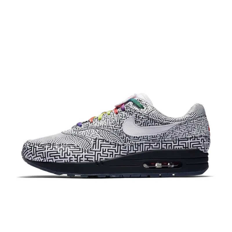 Nike Air Max 1 Tokyo Maze White/Black-Multi-Color (CI1505-001)