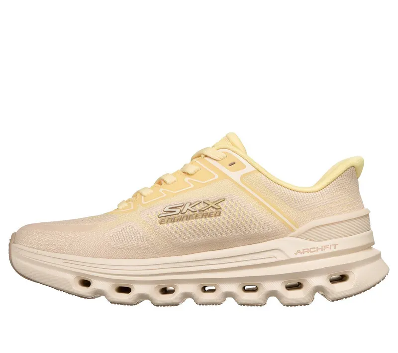 Skechers Slip-ins: GO RUN Glide-Step Arch Fit Sneaker Natuurlijk