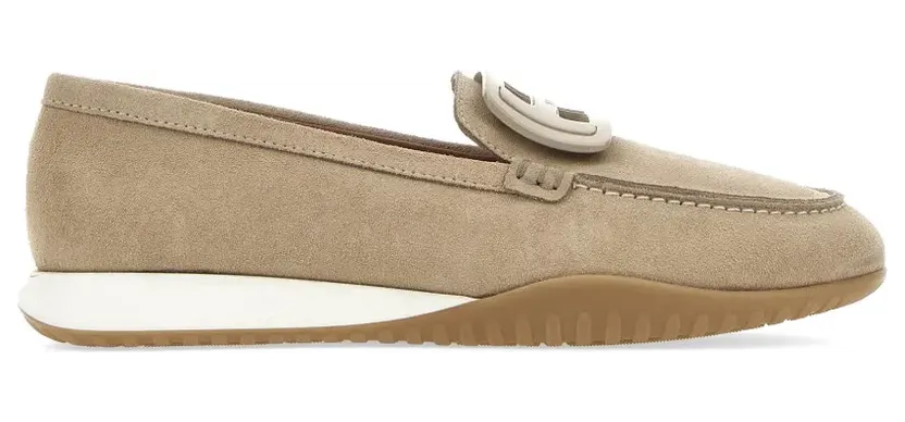 Hogan Slip-on sneakers met applicatie – Beige (HXW5650EJ91HG0)