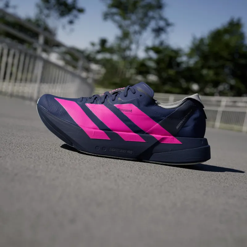 Adidas Adizero Adios Pro 4 Dark Blue / Shock Pink / Dash Grey (JR4946)