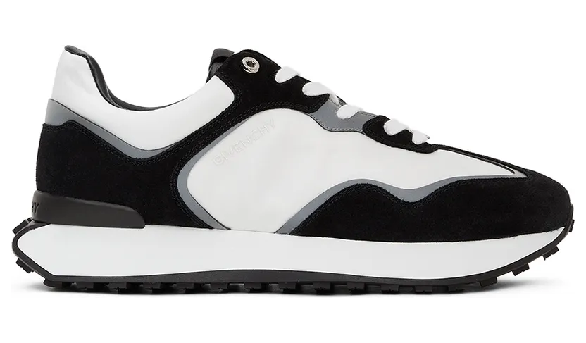 Givenchy White & Black GIV Sneakers (BH005CH0XV)