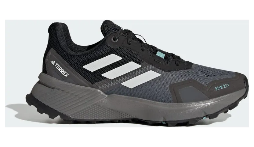 adidas Terrex Soulstride Rain Rdy Trail Running Core Black Crystal White Grey Four (IE9402)