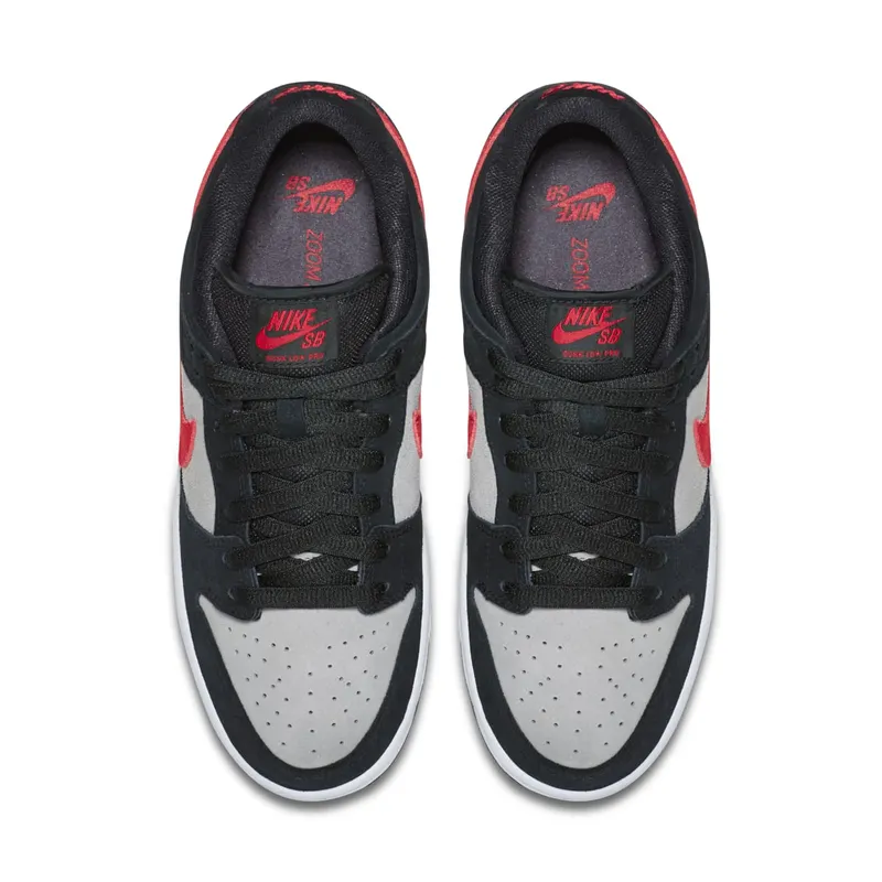 Nike Dunk SB Low Primative Paul Rodriguez Black/Varsity Red-Medium Grey-White (504750-060)