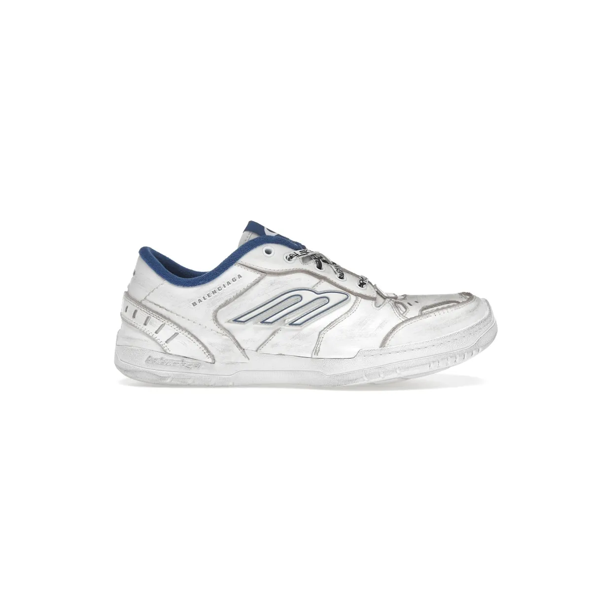 Balenciaga Hamptons Worn-Out White Dark Blue (841765WCURB9141)
