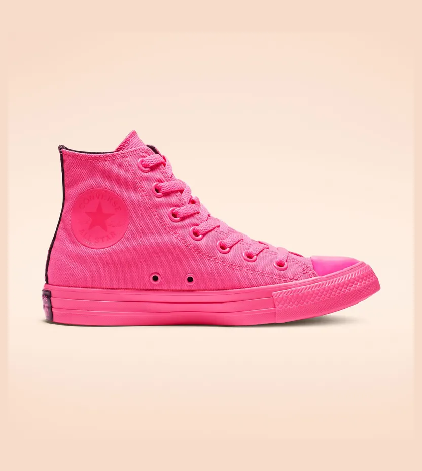 Converse OPI x Chuck Taylor All Star High ‘V-I-Pink Passes’ Hyper Pink/Black/Hyper Pink (165658C)