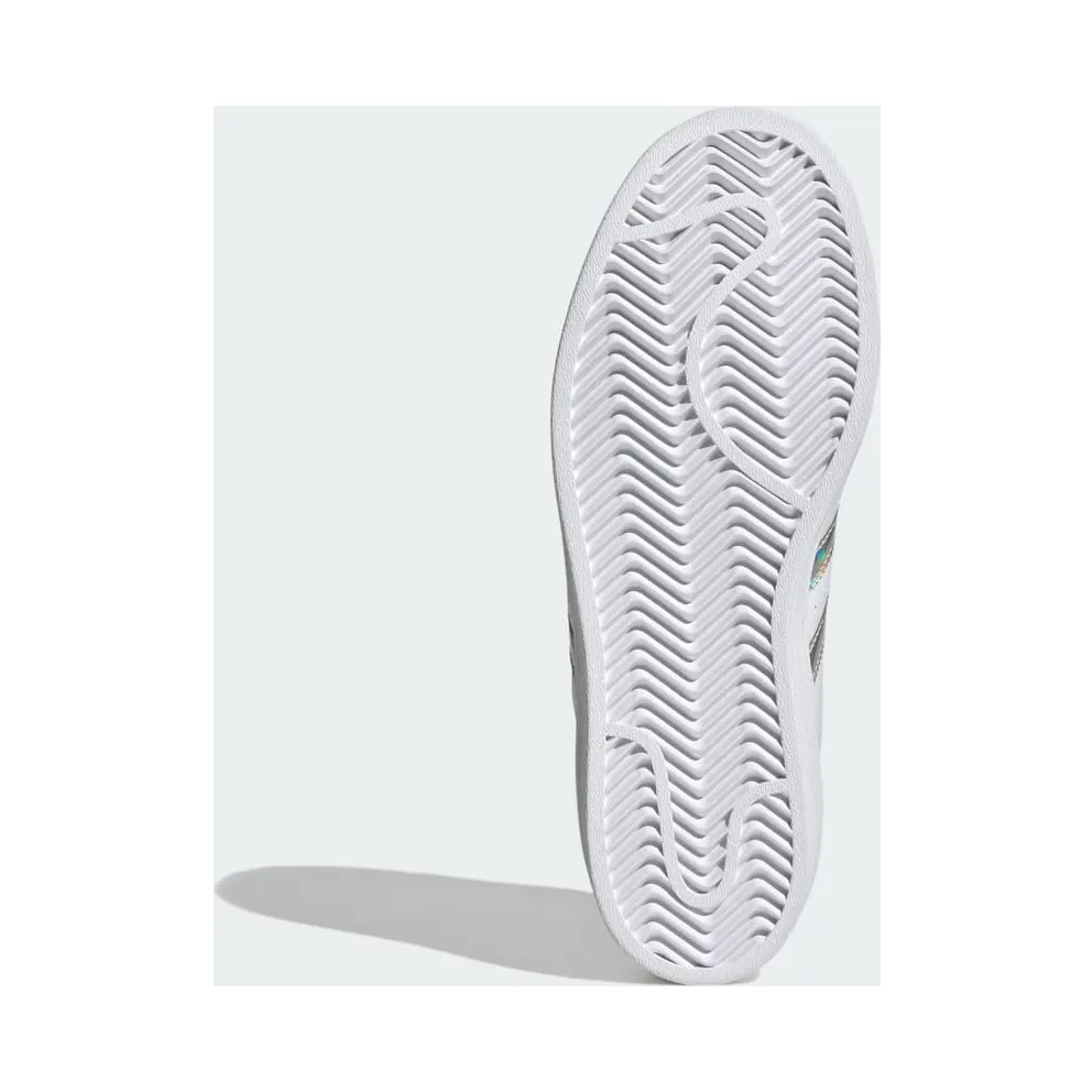 Adidas Superstar Kids White / Iridescent / Silver Dawn (IG0238)
